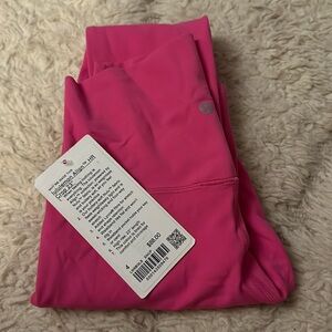 BNWT Lululemon align 23” leggings in hot pink